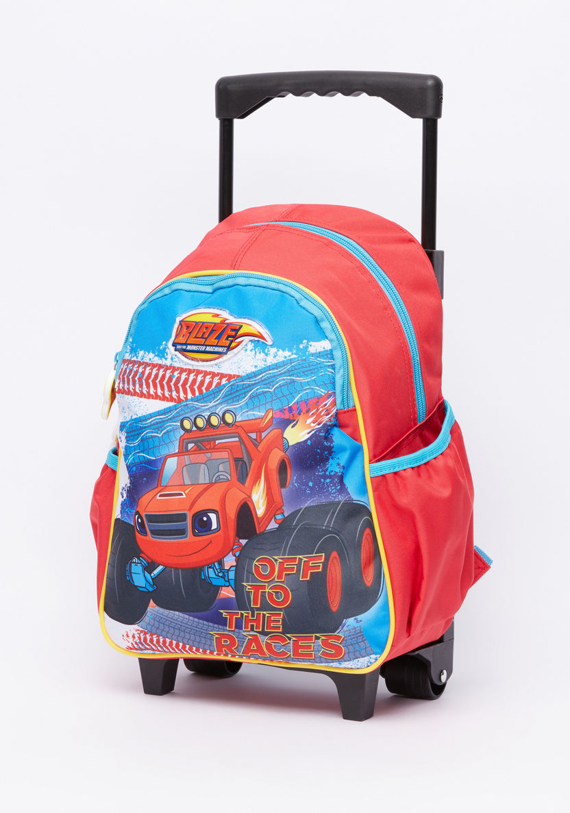 Blaze and the Monster Machines Printed Trolley Backpack-Trolleys-image-0