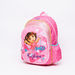 Dora the Explorer Printed Trolley Backpack with Zip Closure-Backpacks-thumbnail-0