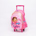 Dora the Explorer Printed Trolley Backpack with Zip Closure-Trolleys-thumbnail-0