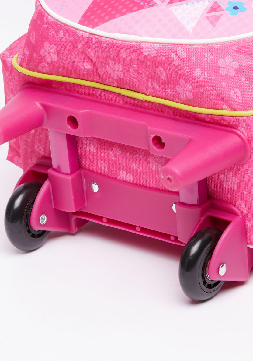 Dora the Explorer Printed Trolley Backpack with Zip Closure-Trolleys-image-3