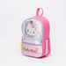Hello Kitty Printed Backpack with Zip Closure and Adjustable Straps-Backpacks-thumbnail-0
