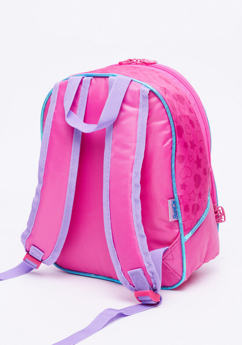 Shopkins Printed Backpack with Zip Closure and Adjustable Straps-Lunch Bags-image-1