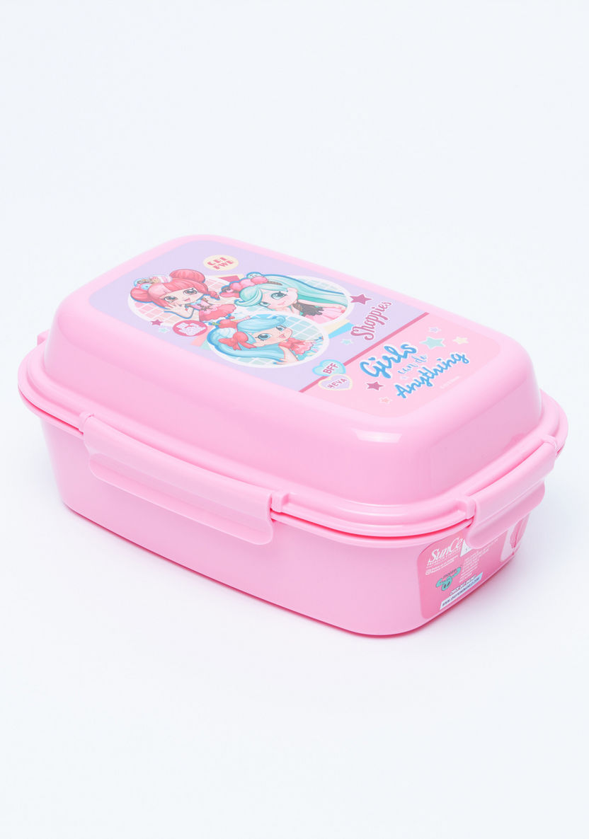 Shopkins Printed Lunch Box with Trays and Clip Closure-Lunch Boxes-image-0