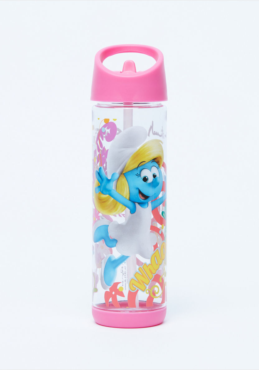 The Smurfs Printed Water Bottle - 500 ml-Water Bottles-image-0