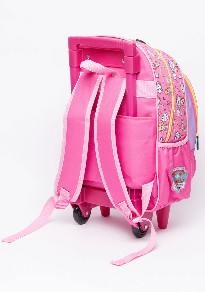 PAW Patrol Printed Trolley Backpack with Zip Closure-Trolleys-image-1