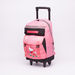 Hello Kitty Printed Trolley Backpack with Zip Closure-Trolleys-thumbnail-0