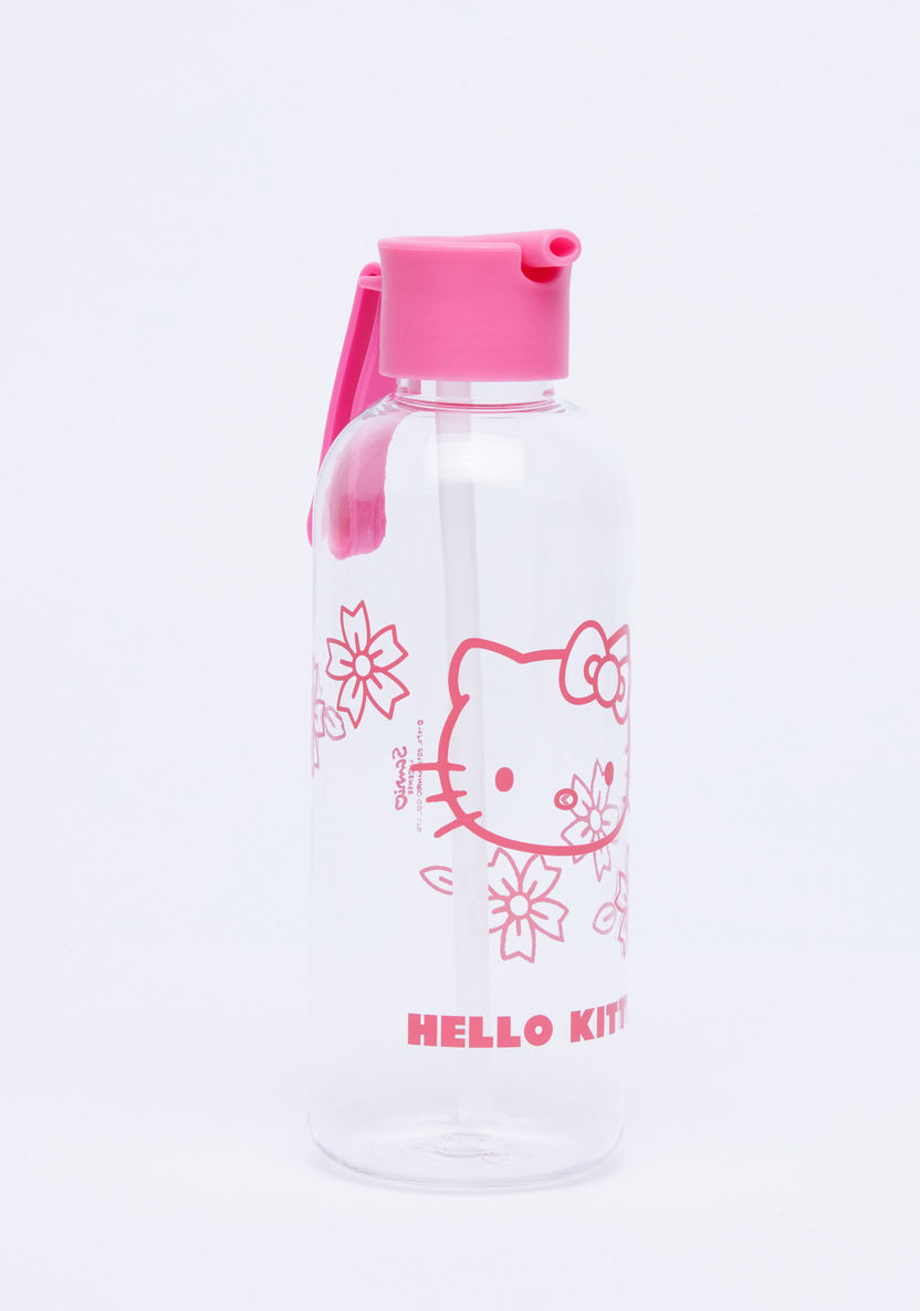 Hello Kitty Printed Water Bottle - 600 ml-Water Bottles-image-0