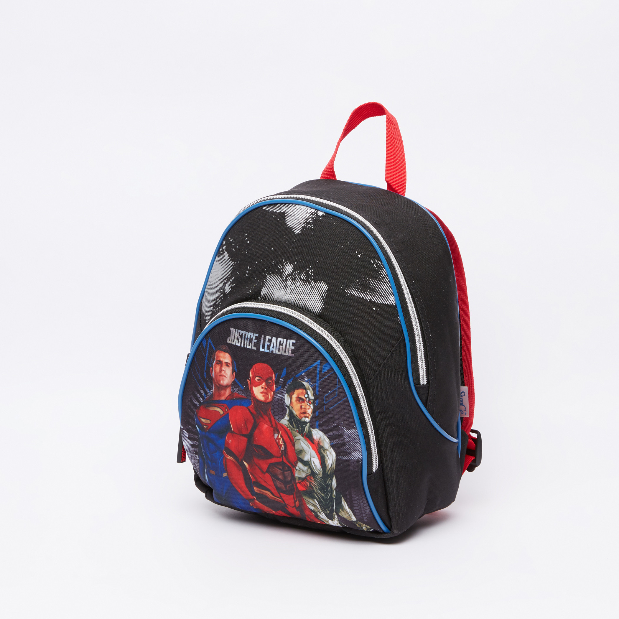 حقيبة ظهر بسحاب للإغلاق وطبعات جستس ليغ-school-bagsandbackpacks-backpacks-image-1