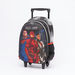 Justice League Printed Trolley Backpack with Zip Closure-Trolleys-thumbnail-0