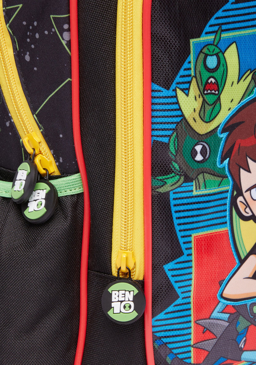 Ben 10 Printed Backpack with Zip Closure and Adjustable Straps-Backpacks-image-2