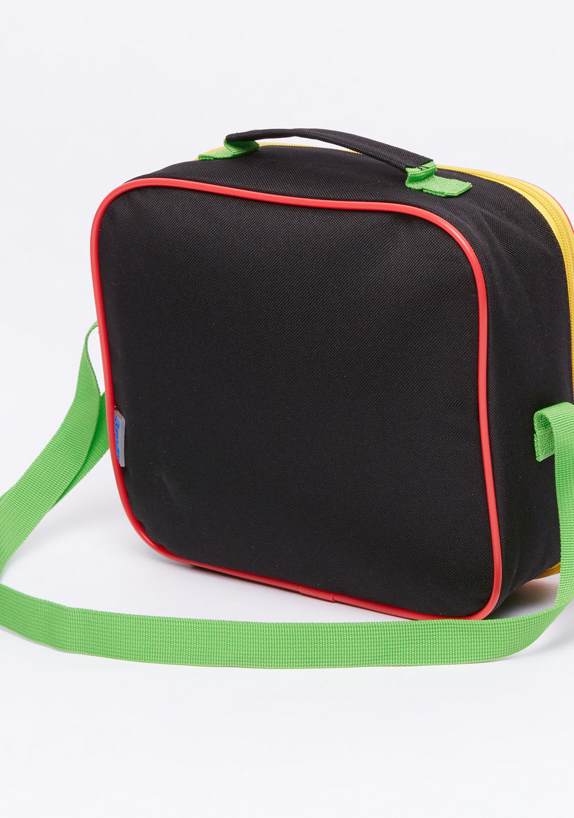 Ben 10 Printed Lunch Bag with Zip Closure and Adjustable Strap-Lunch Bags-image-2