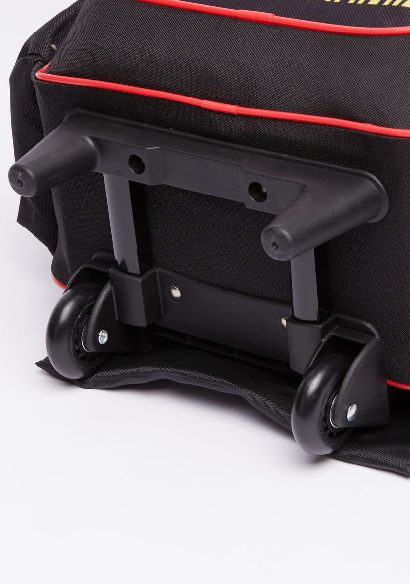 Ben 10 Printed Trolley Backpack with Zip Closure-Trolleys-image-3