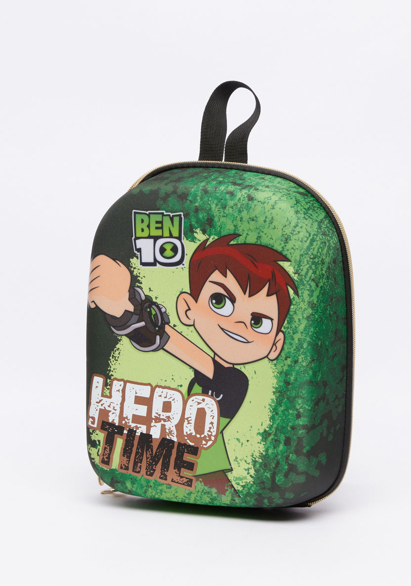 Ben 10 Printed Lunch Bag with Zip Closure-Lunch Bags-image-0