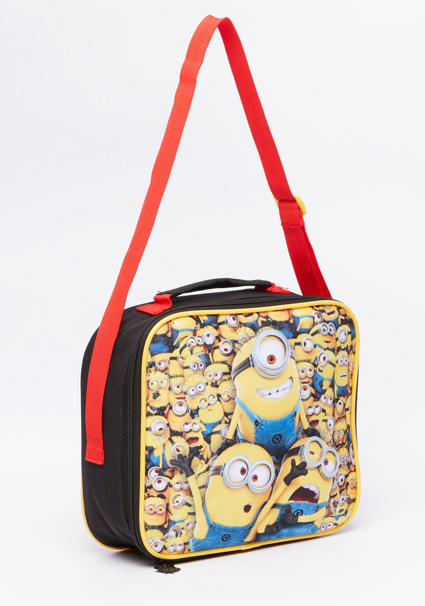 Despicable Me Printed Insulated Lunch Bag with Zip Closure-Lunch Bags-image-1