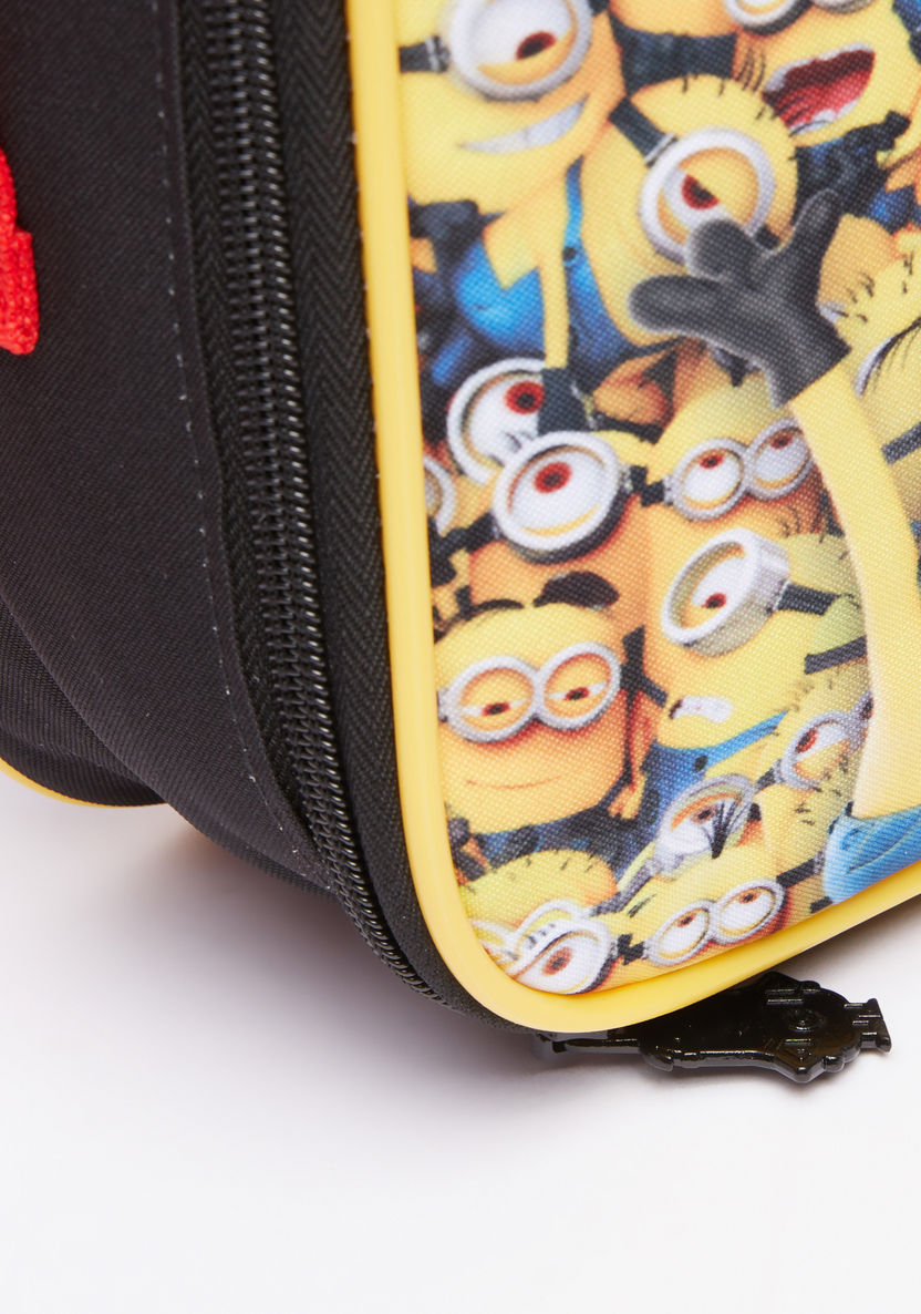 Despicable Me Printed Insulated Lunch Bag with Zip Closure-Lunch Bags-image-3