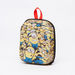 Minions Printed Hard Case Lunch Backpack with Zip Closure-Backpacks-thumbnail-0