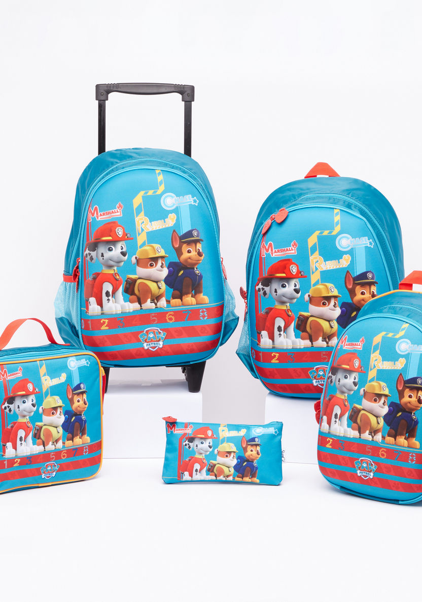 Paw Patrol Printed Insulated Lunch Tote Bag with Zip Closure-Lunch Bags-image-5