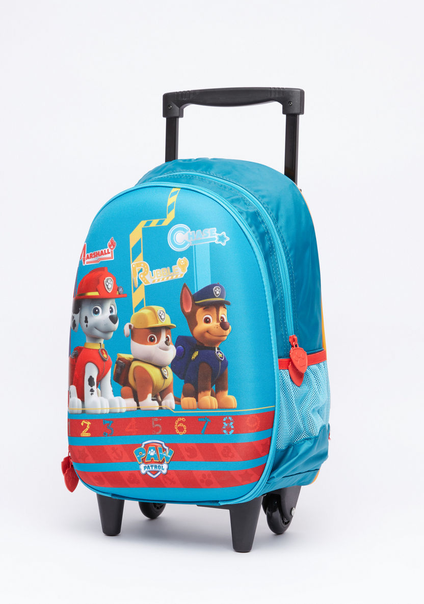 PAW Patrol Printed Trolley Backpack with Zip Closure-Trolleys-image-0