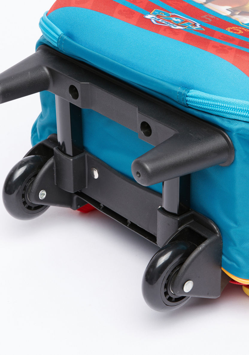 PAW Patrol Printed Trolley Backpack with Zip Closure-Trolleys-image-3