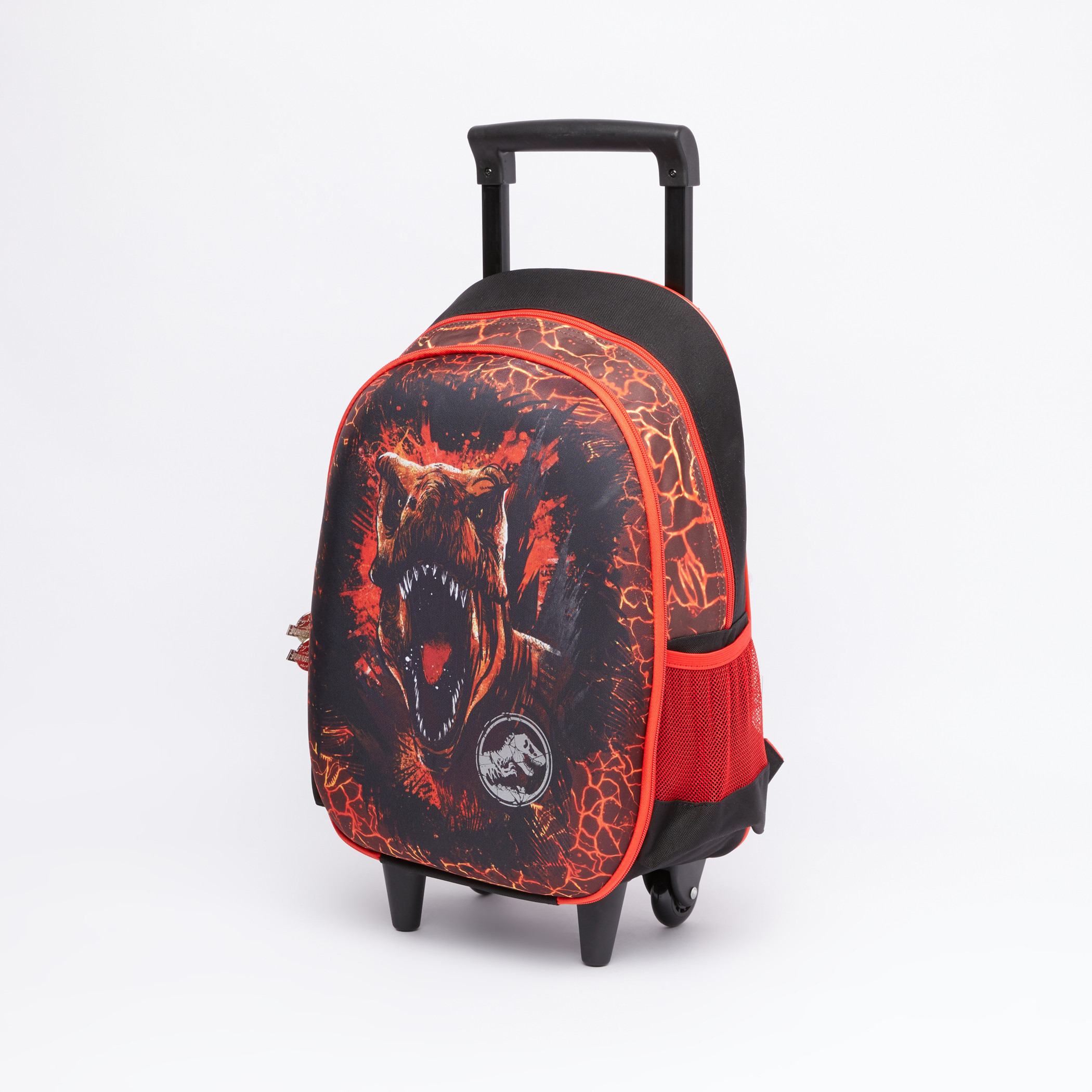 Buy Jurassic World Printed Trolley Backpack with Zip Closure Online for Kids Centrepoint Kuwait