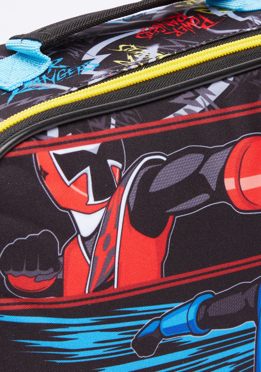 Power Rangers Printed Lunch Bag with Zip Closure-Lunch Bags-image-3