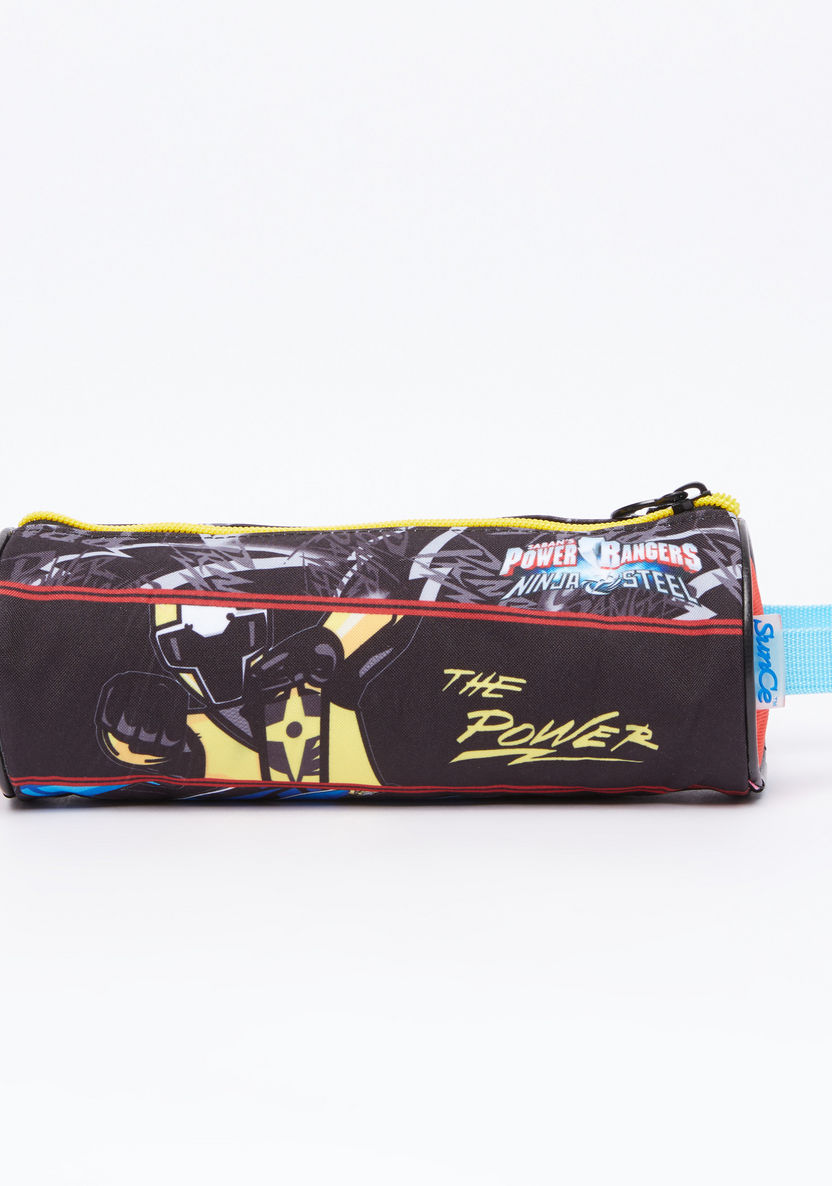Power Rangers Printed Pencil Case with Zip Closure-Pencil Cases-image-2