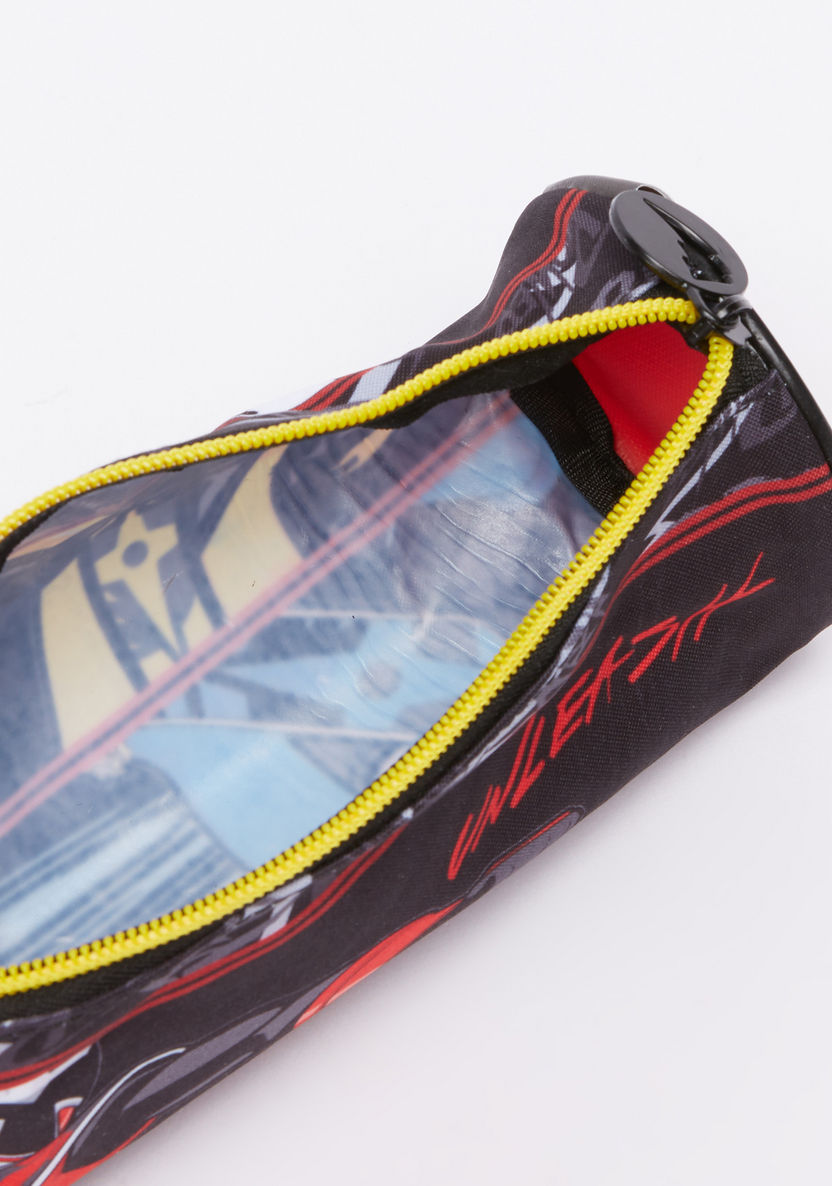 Power Rangers Printed Pencil Case with Zip Closure-Pencil Cases-image-4