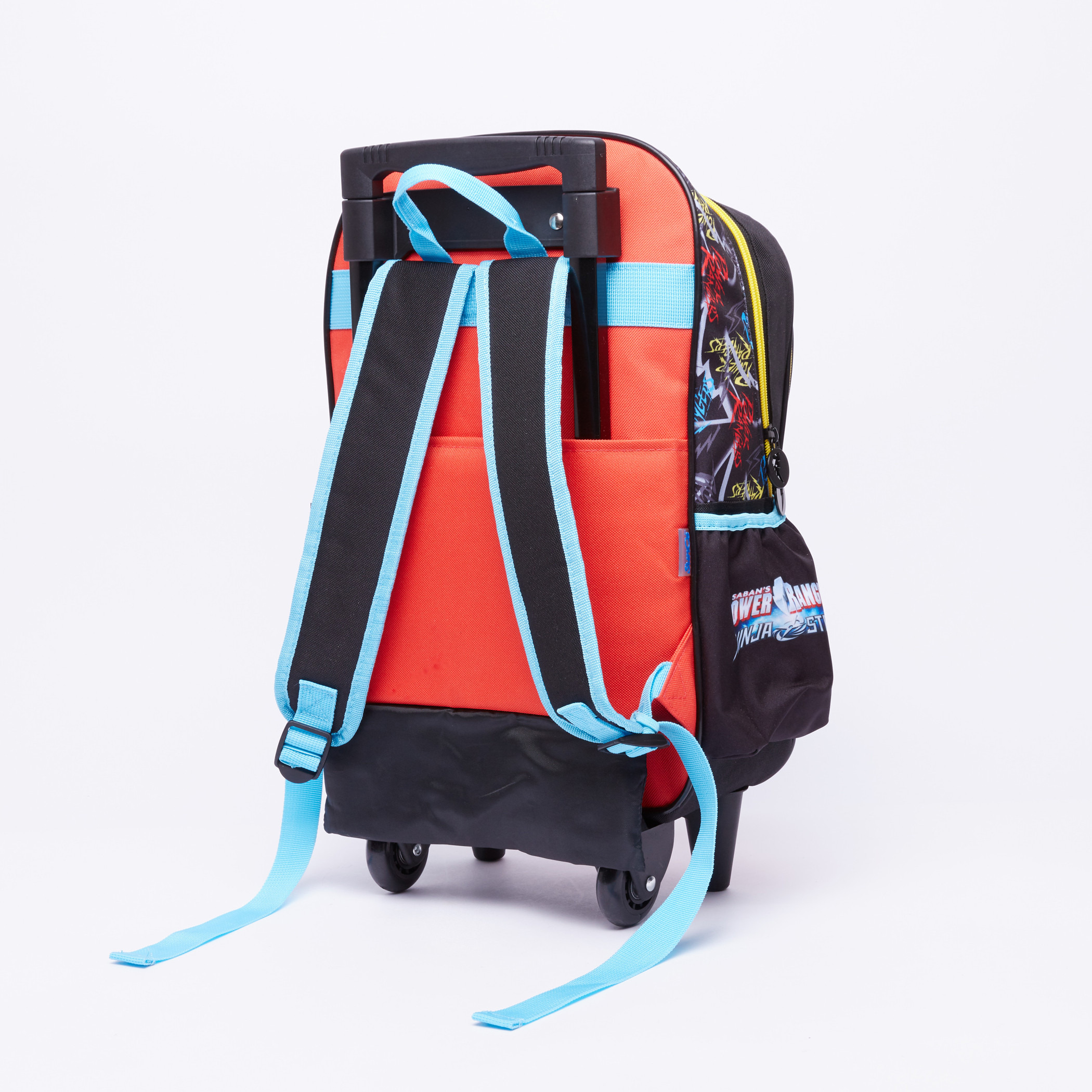 Buy Power Rangers Printed Trolley Backpack with Zip Closure Online ...