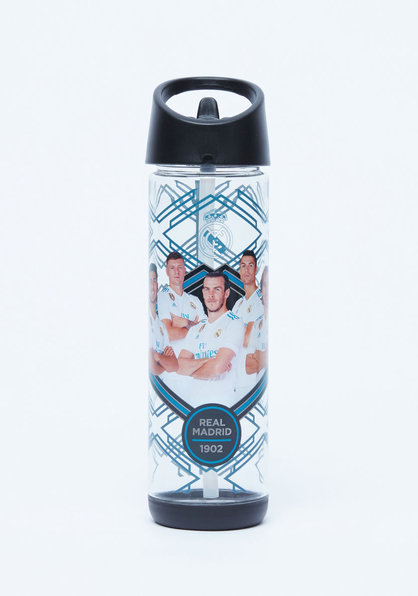 Real Madrid Printed Water Bottle with Spout - 500 ml-Water Bottles-image-0
