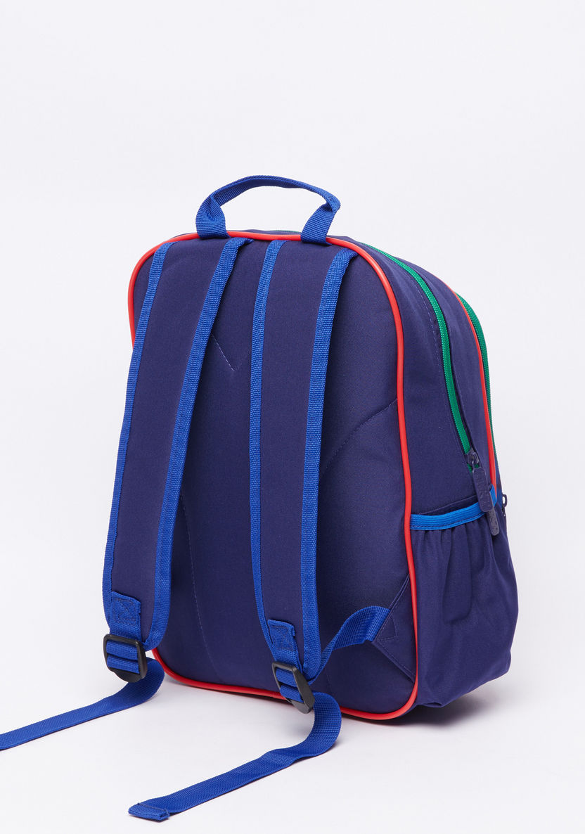 Team Mutant Ninja Turtle Printed Backpack with Zip Closure-Backpacks-image-1