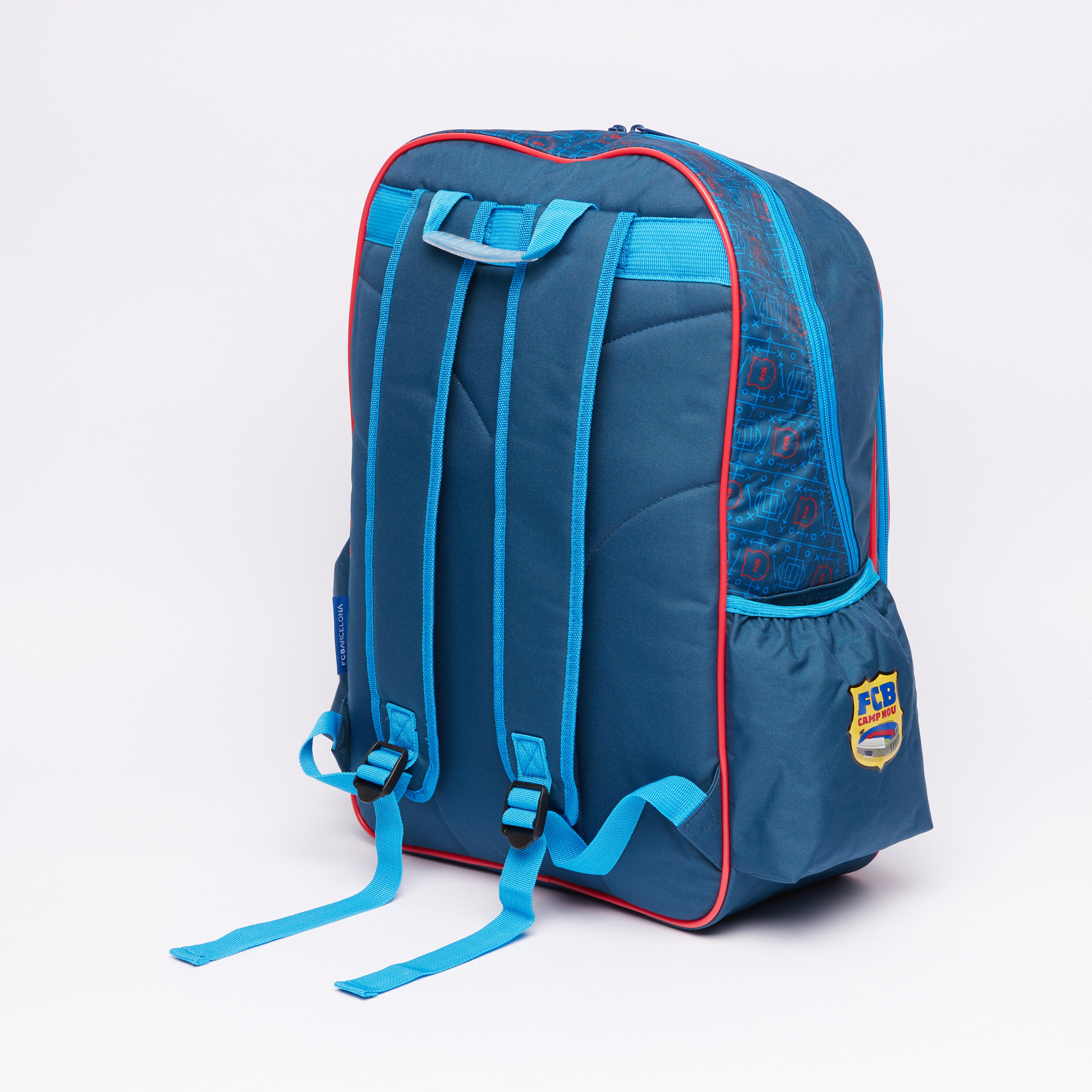 FC Barcelona Printed Backpack with Zip Closure-school-bagsandbackpacks-backpacks-image-2