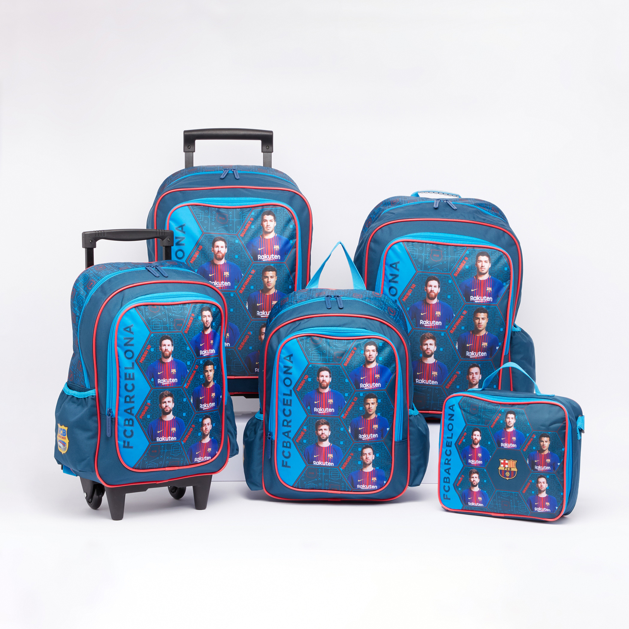 FC Barcelona Printed Backpack with Zip Closure-school-bagsandbackpacks-backpacks-image-5