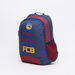 FCB Printed Backpack with Zip Closure-Backpacks-thumbnail-0