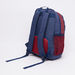 FCB Printed Backpack with Zip Closure-Backpacks-thumbnail-1