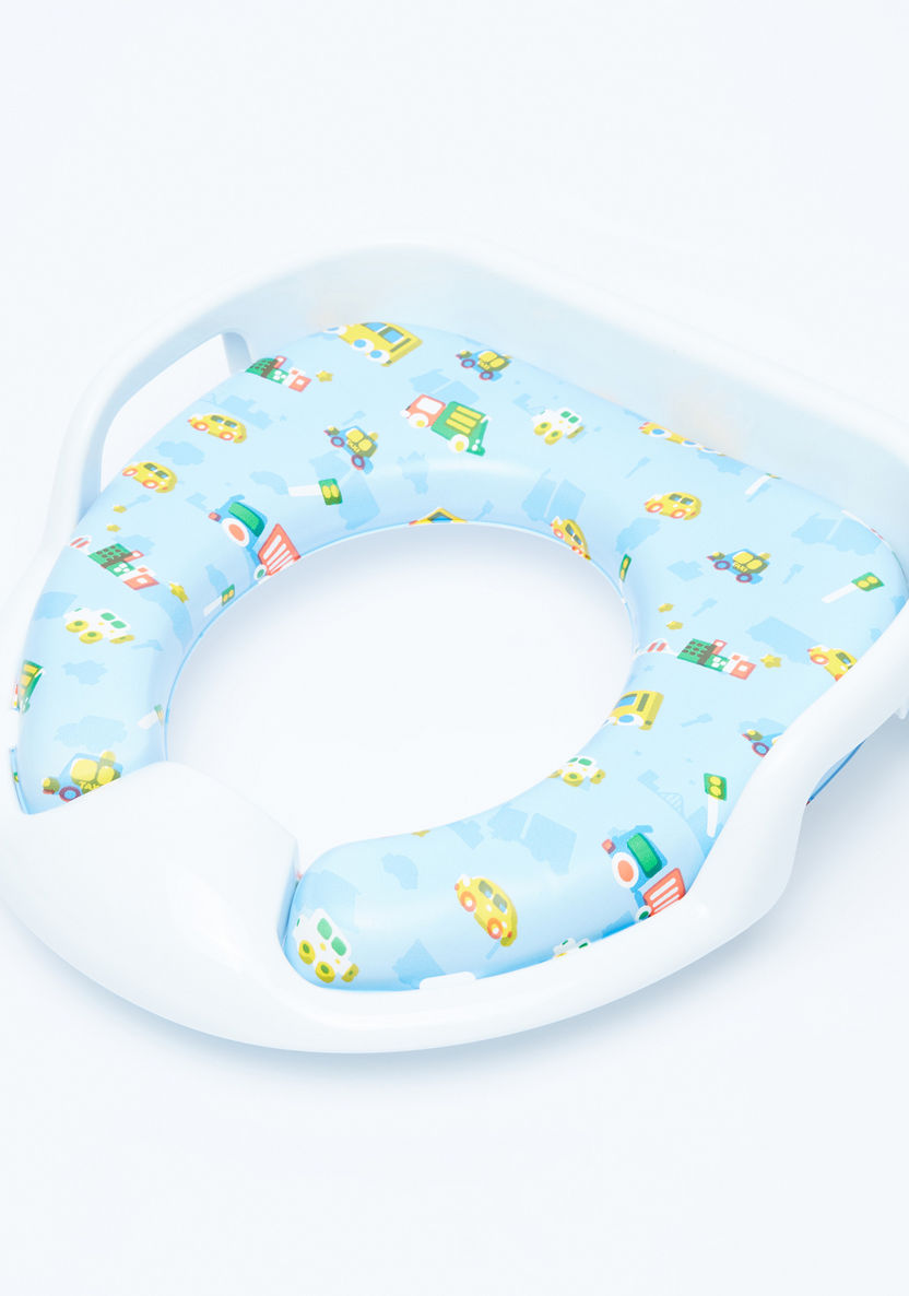 Juniors Printed Cushioned Baby Potty Seat with Cutout Handles-Potty Training-image-0