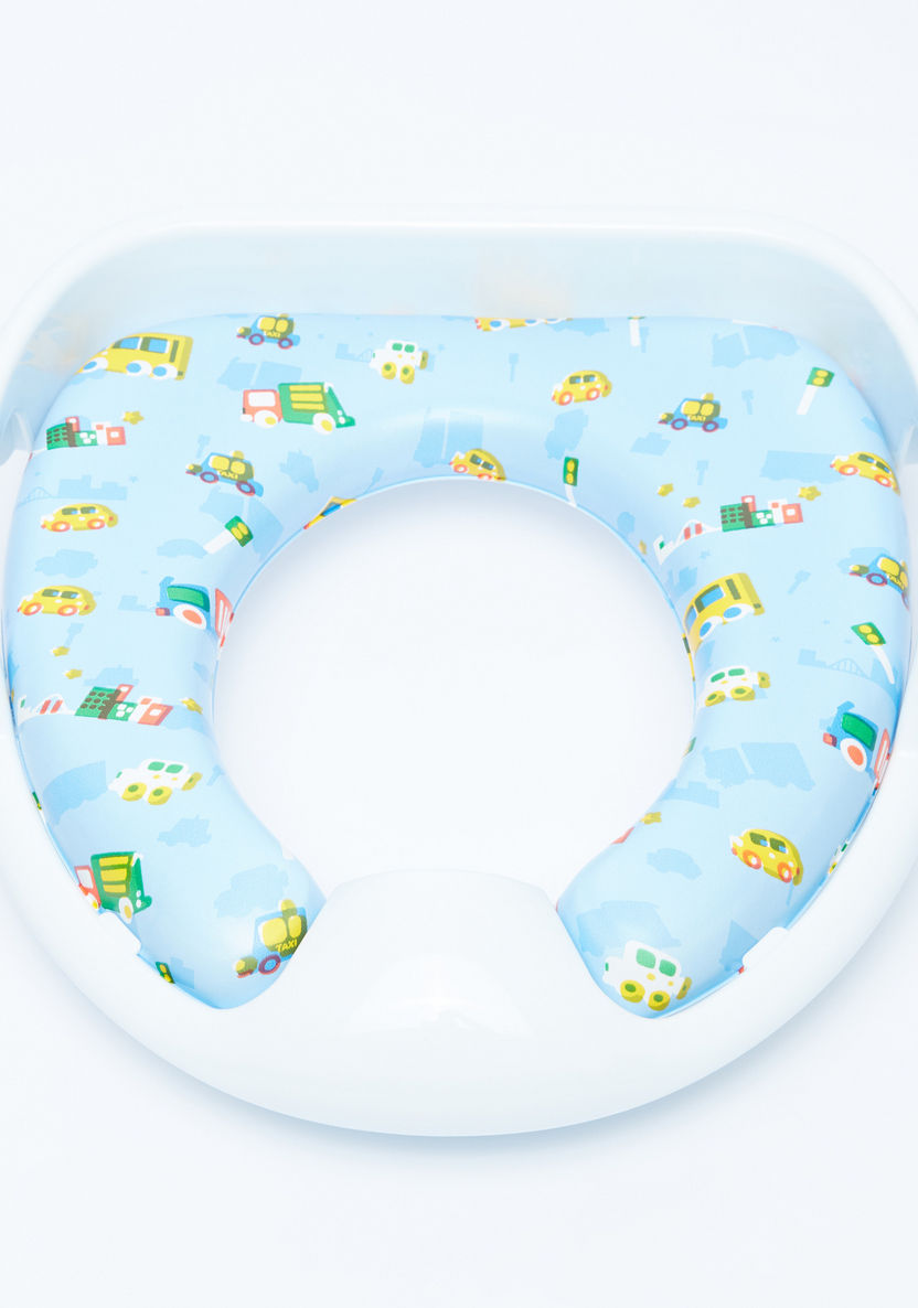 Juniors Printed Cushioned Baby Potty Seat with Cutout Handles-Potty Training-image-1