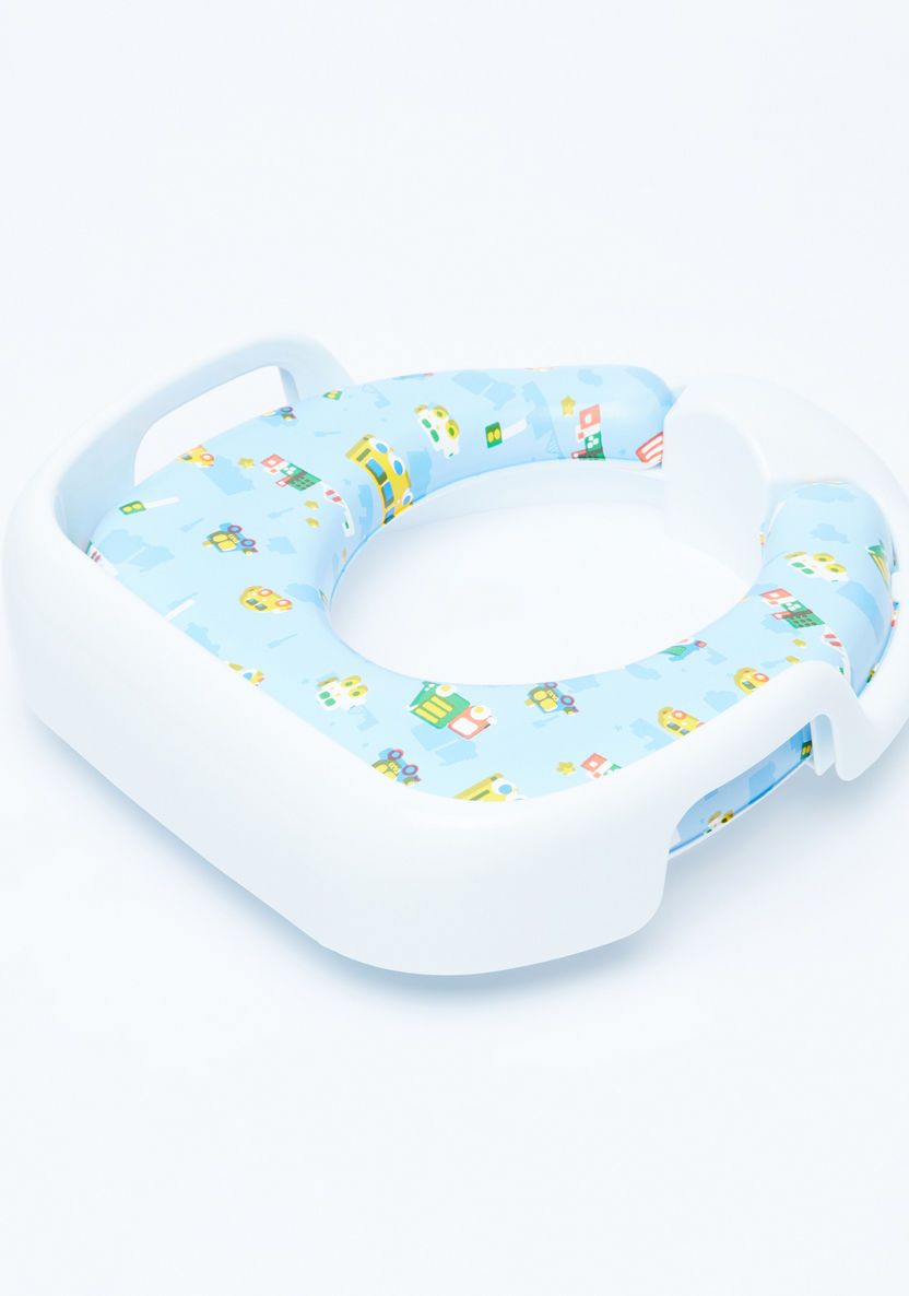 Juniors Printed Cushioned Baby Potty Seat with Cutout Handles-Potty Training-image-2