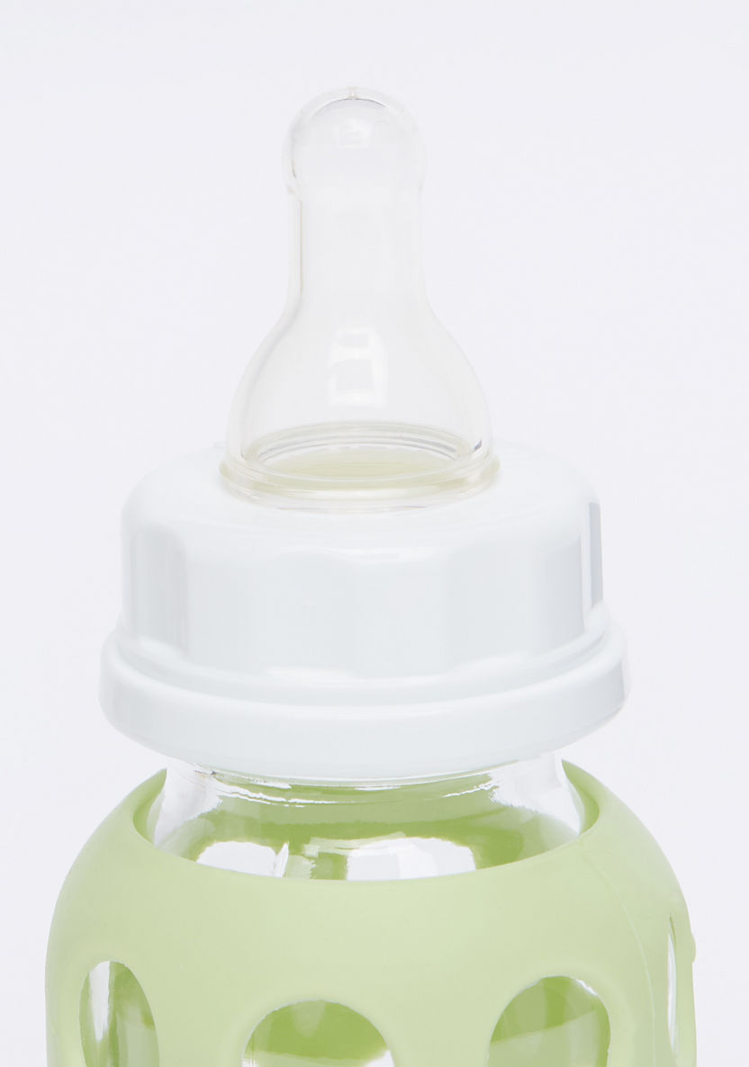 Lifefactory Feeding Bottle with Sleeve - 120 ml-Bottles and Teats-image-1