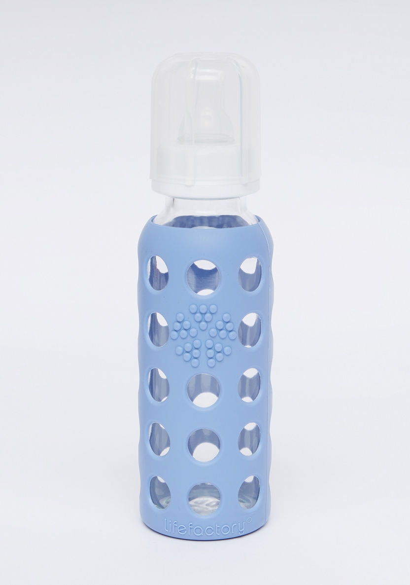 Lifefactory Feeding Bottle with Sleeve - 250 ml-Bottles and Teats-image-2
