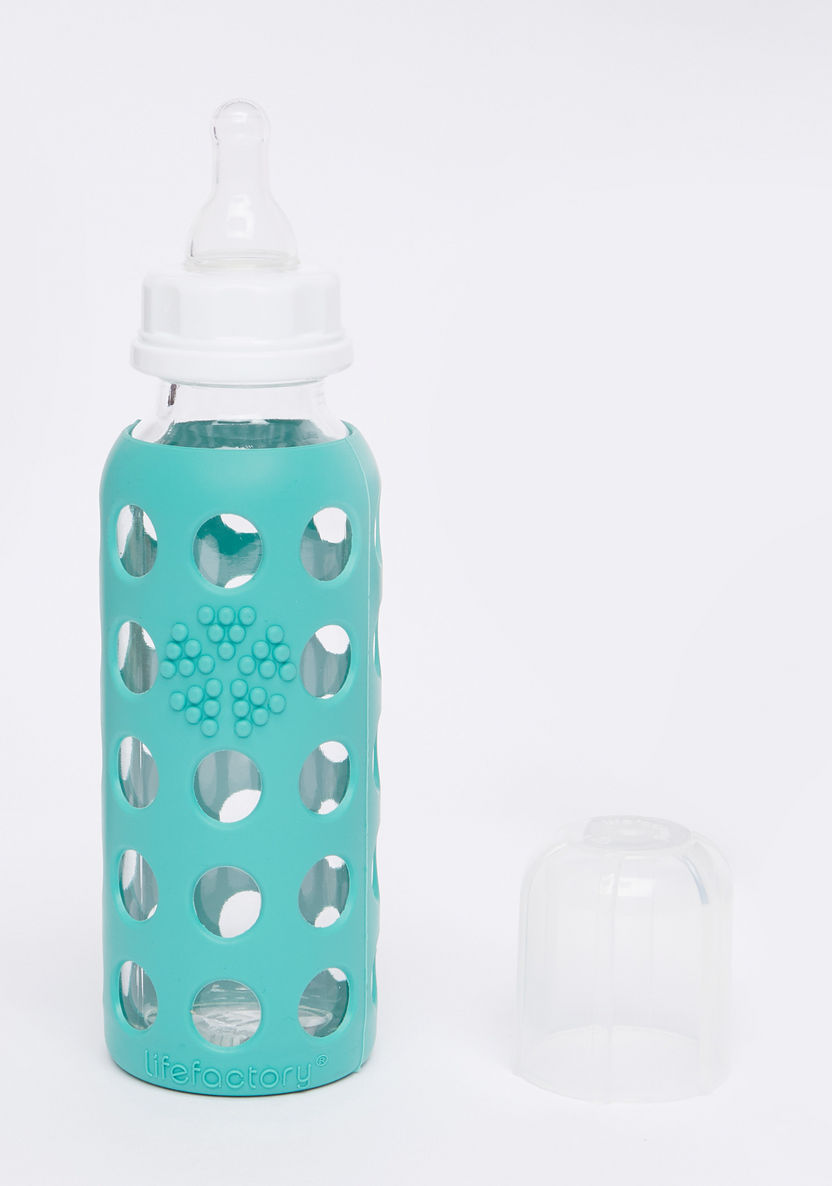 Lifefactory Feeding Bottle with Sleeve - 250 ml-Bottles and Teats-image-0