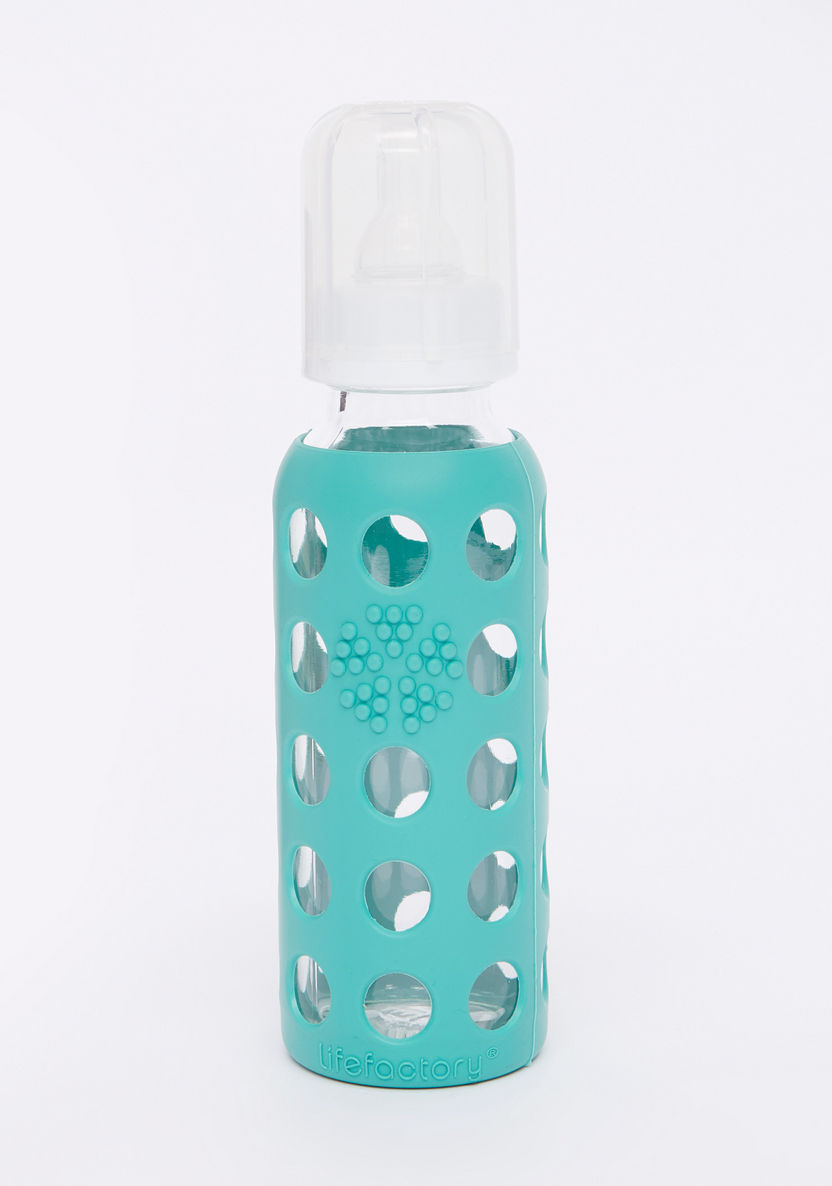 Lifefactory Feeding Bottle with Sleeve - 250 ml-Bottles and Teats-image-2