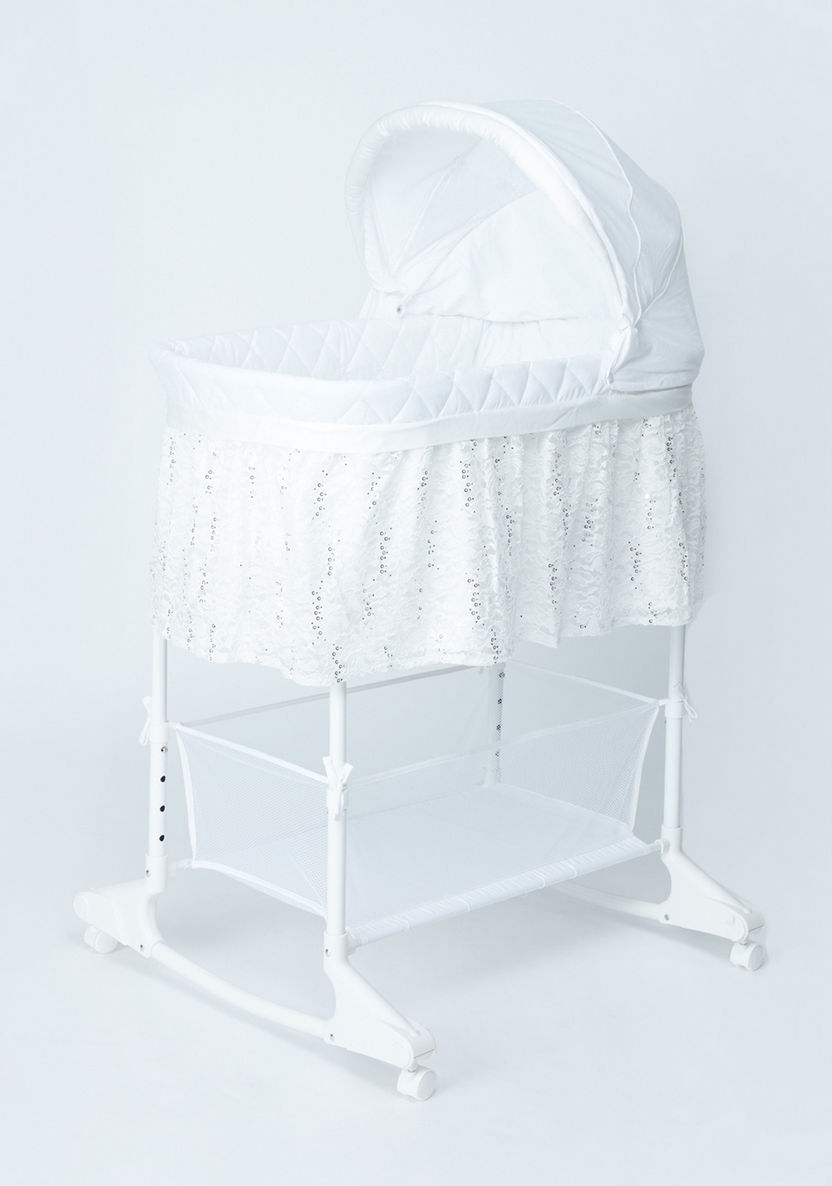 Giggles Toby Bassinet with Rocking Function-Cradles and Bassinets-image-0