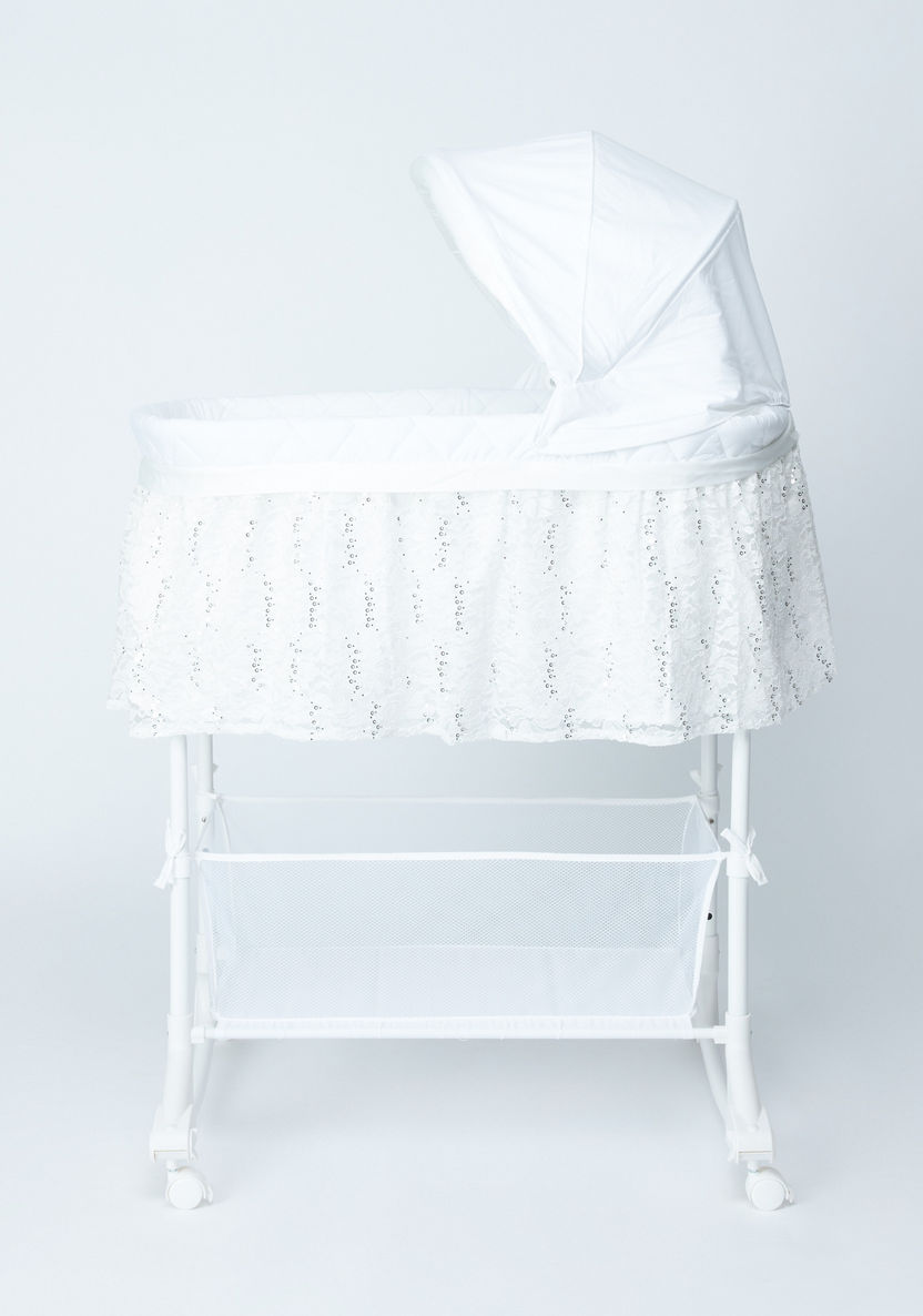 Giggles Toby Bassinet with Rocking Function-Cradles and Bassinets-image-1
