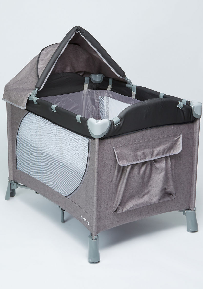Juniors Travel Cot with Canopy-Travel Cots-image-0