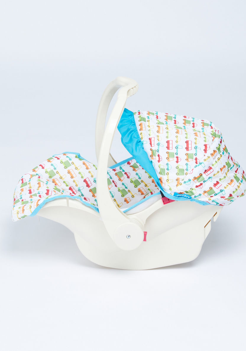 Juniors Lory Printed Baby Carry Cot with Removable Seat Pad-Carry Cots-image-1