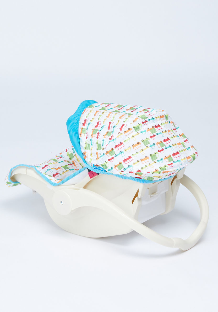 Juniors Lory Printed Baby Carry Cot with Removable Seat Pad-Carry Cots-image-3