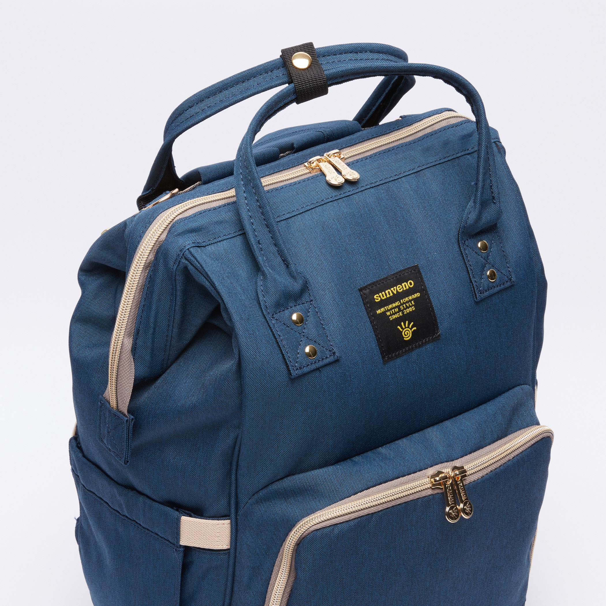 Sunveno Diaper Backpack with Zip Closure and Adjustable Straps-baby-gear-diaperbags-image-3