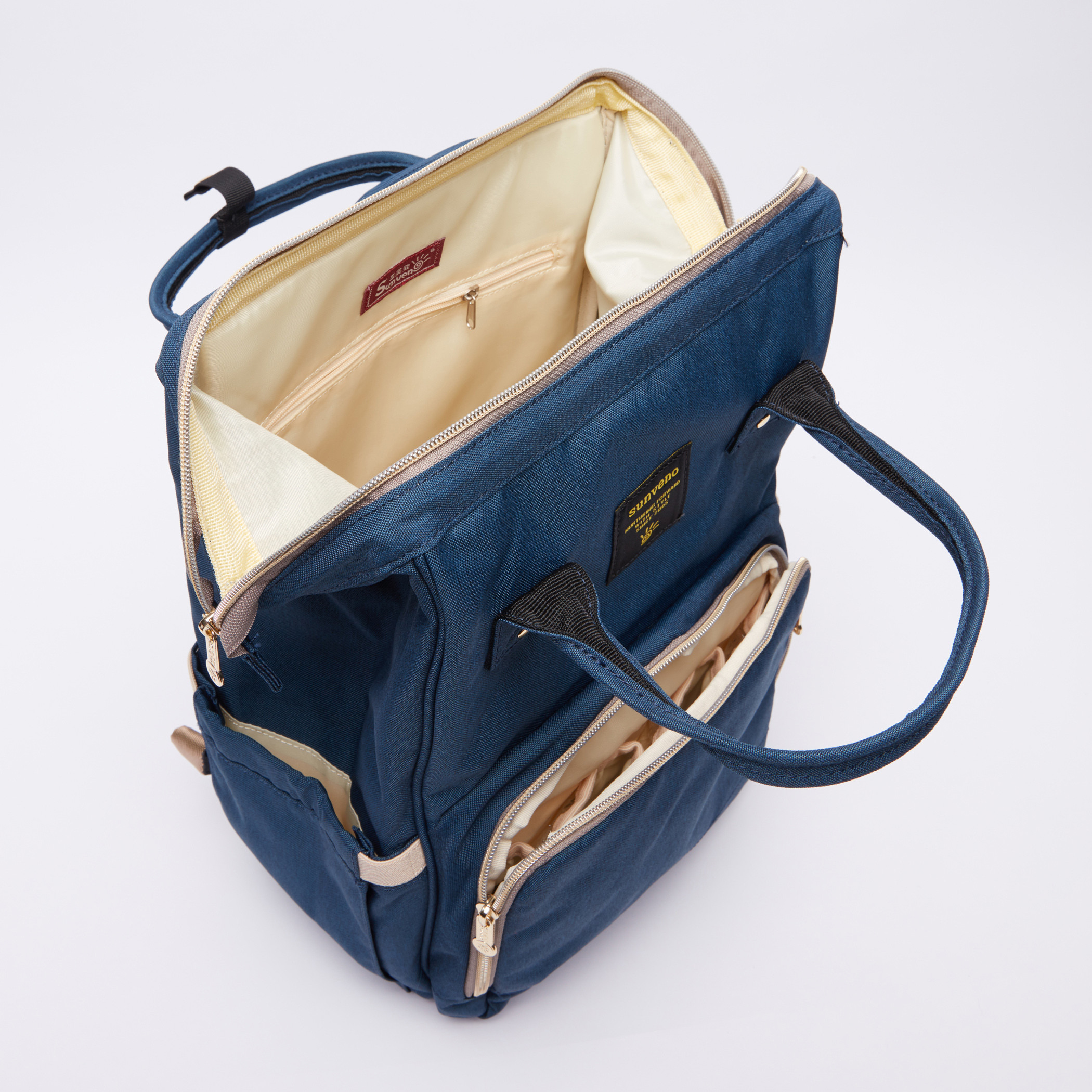 Sunveno Diaper Backpack with Zip Closure and Adjustable Straps-baby-gear-diaperbags-image-4