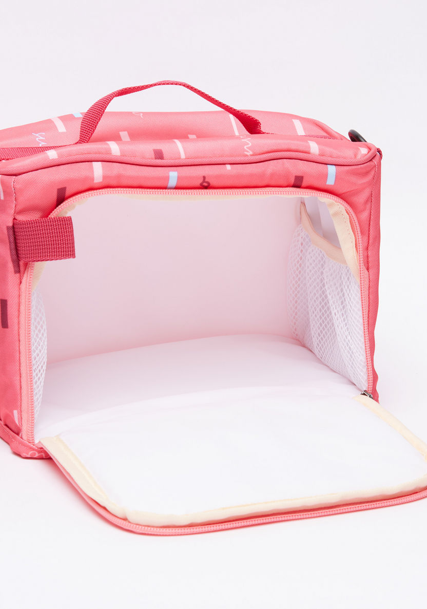Sunveno Printed Diaper Backpack with Tiffin Bag-Diaper Bags-image-8