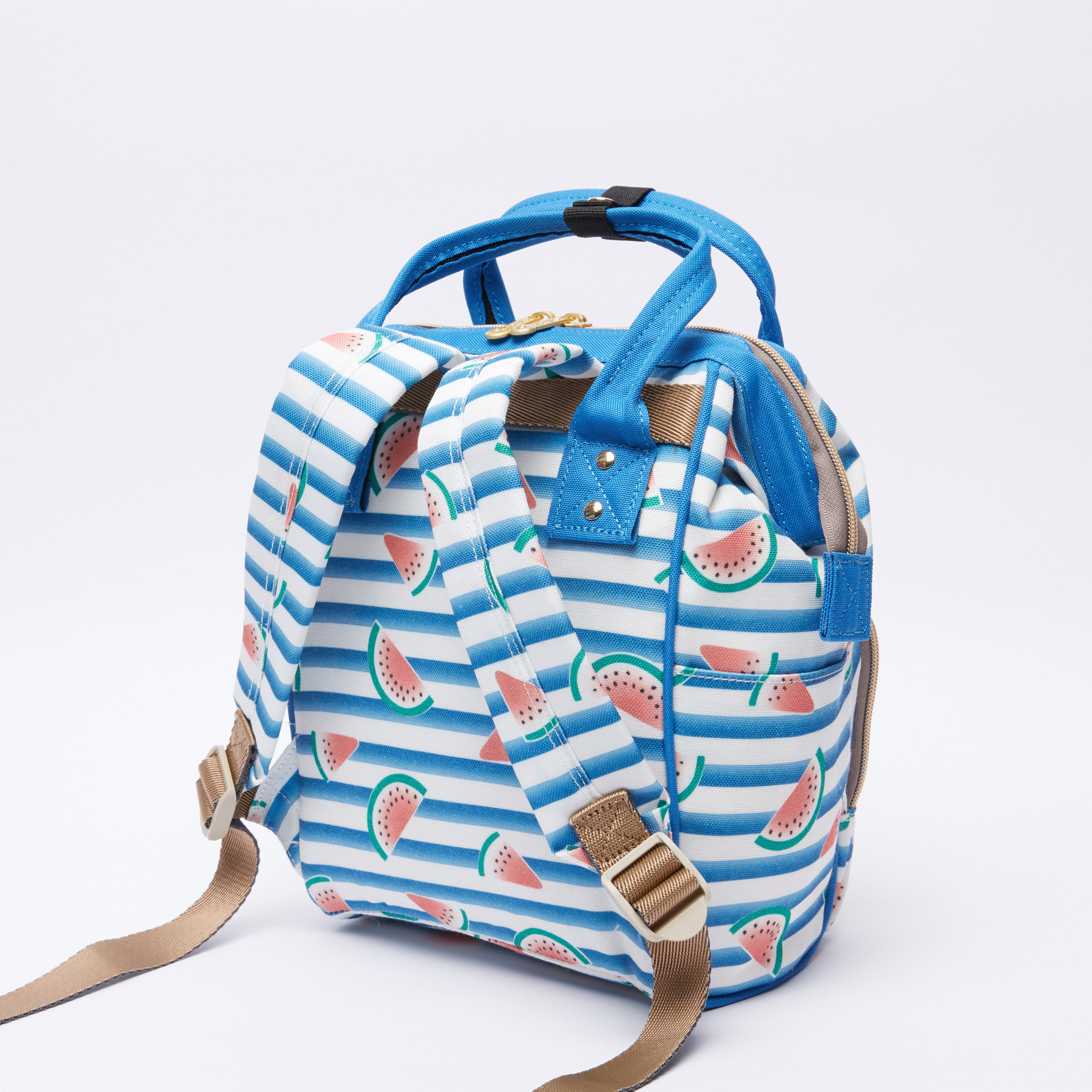 Sunveno Printed Diaper Backpack with Zip Closure and Adjustable Straps-baby-gear-diaperbags-image-2